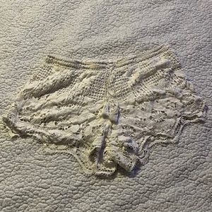 White Lace Express Shorts